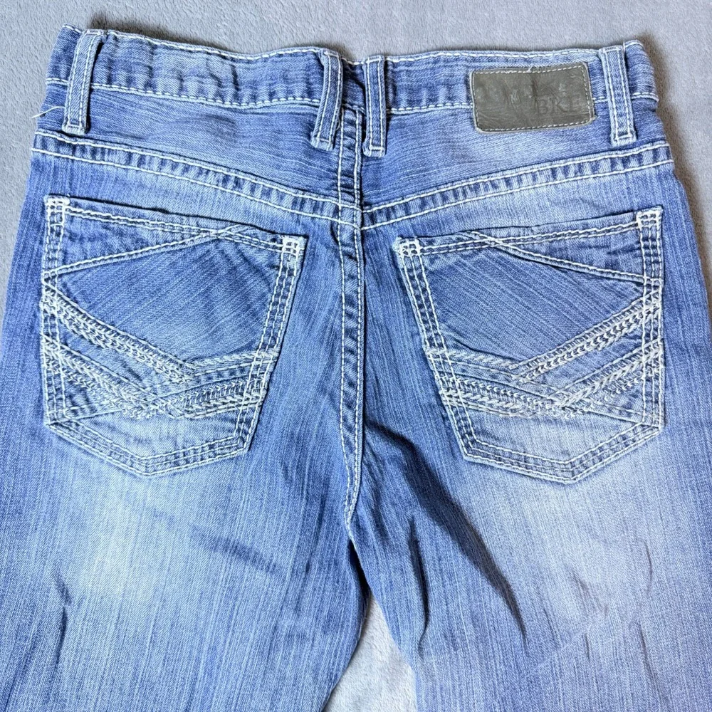 BKE Jake Straight Leg Jeans Mens 30XL Medium Wash Contrast Stitch Denim